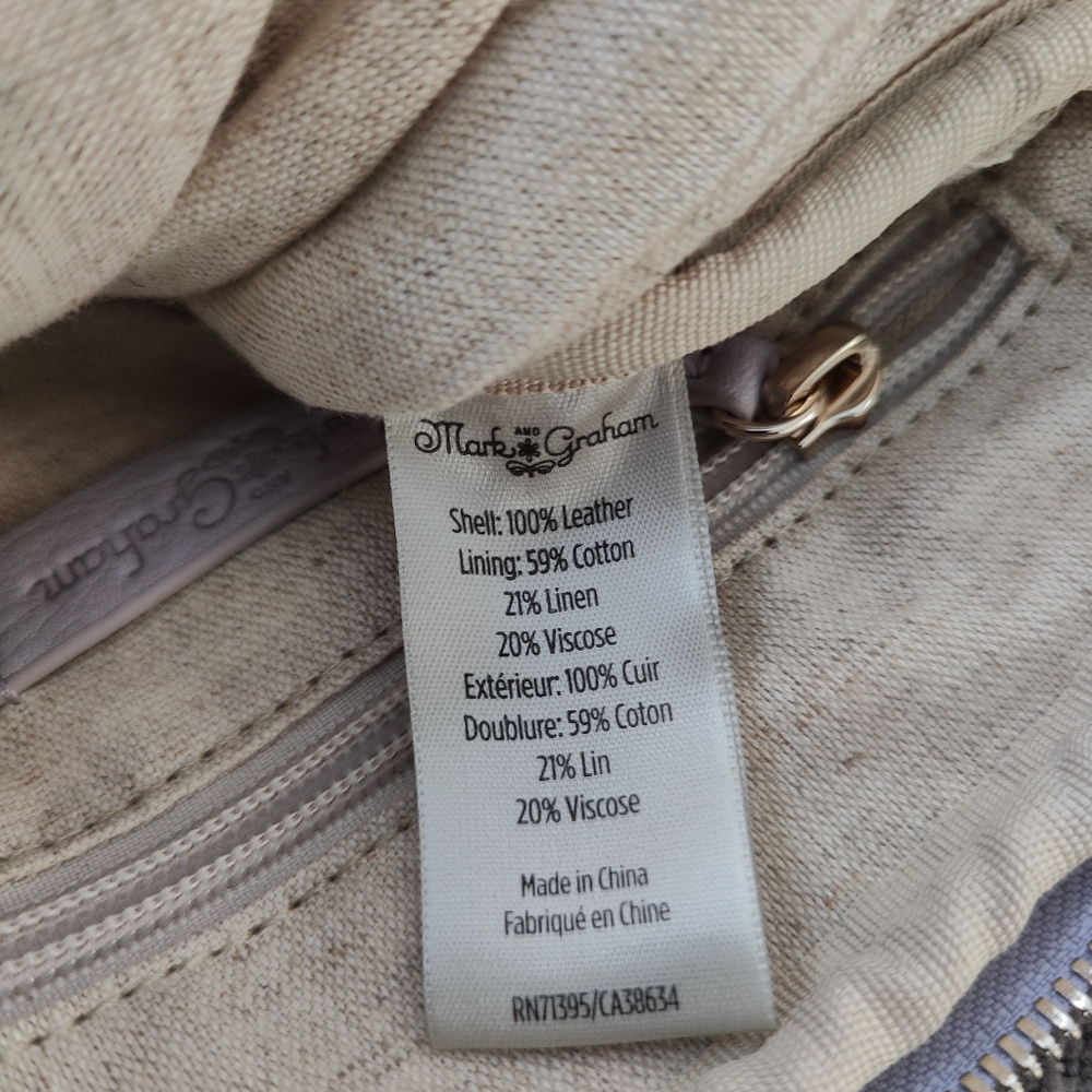 Mark and Graham Leather Crossbody Bag - Picture 4 of 10